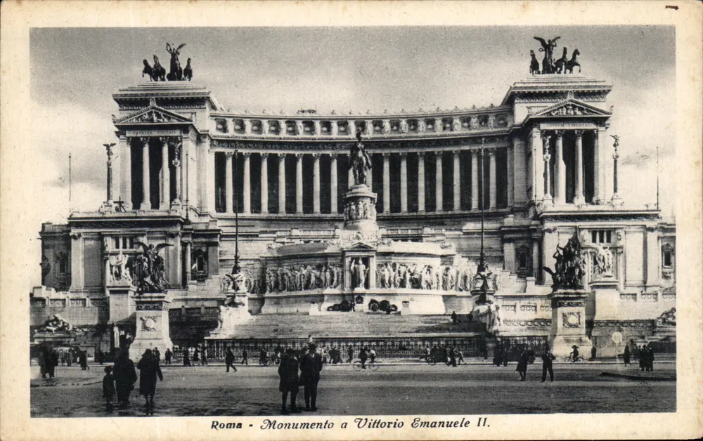 Roma - Monumento a Vittorio Emanuele II — A. Storari - Milano - 4587-23 - Frente