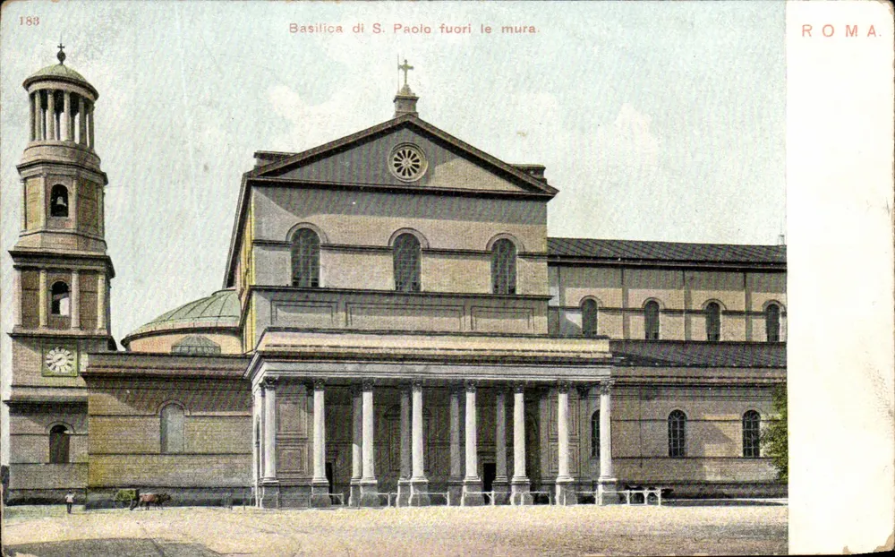 Basilika S. Paulus außerhalb der Mauern — Rom — unbekannter Verlag, Nr. 183 - Vorderseite