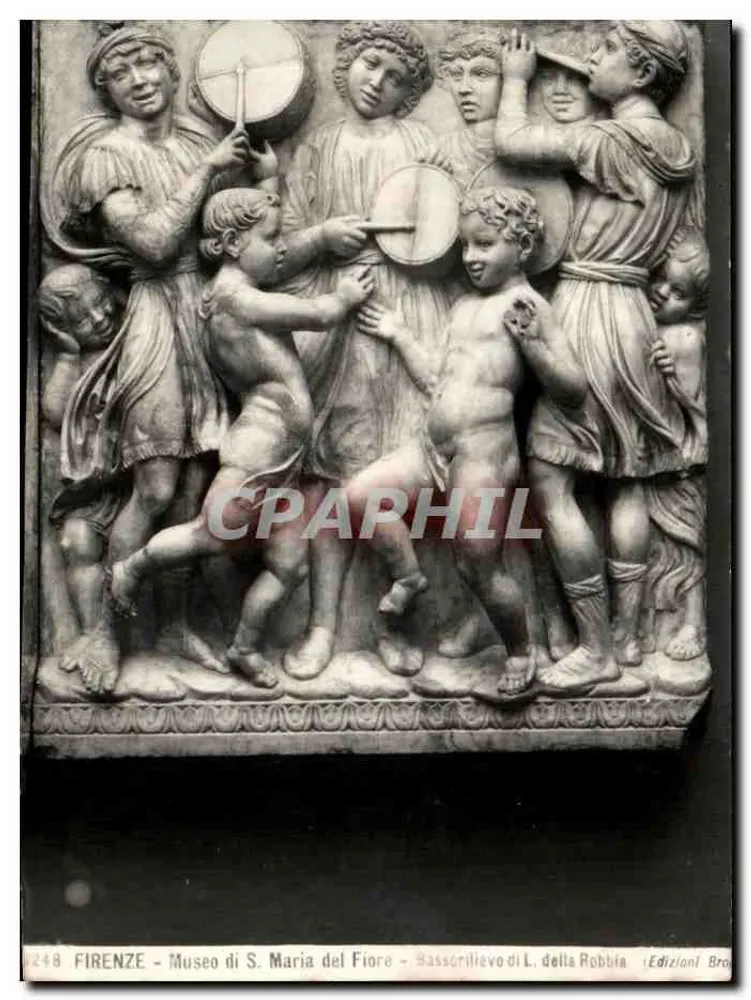 Bassorilievo von L. della Robbia — Florenz — Museo di S. Maria del Fiore — Éditions Bro - Vorderseite