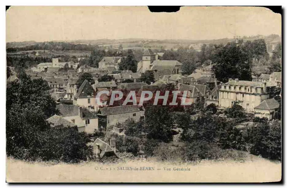 SALIES-de-BÉARN — Vue Générale — C.C. - 1 — éditeur C.C. - Awers