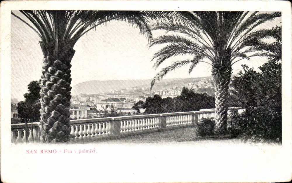 San Remo — Zwischen den Palmen — Verlag nicht sichtbar - Vorderseite