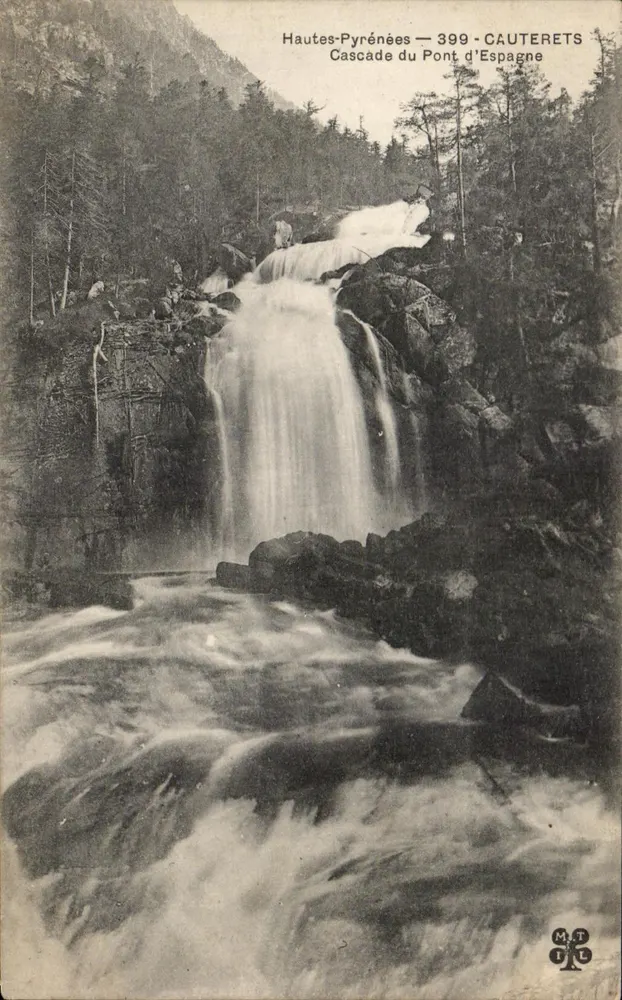 Cascades du Pont d'Espagne — Hautes-Pyrénées — 399 — CAUTERETS - Vorderseite
