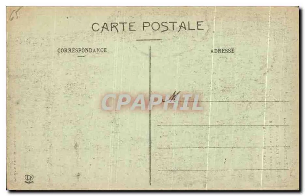 Les Hautes-Pyrénées — Cauterets, conjunto da cascata do Pont d'Espagne — Editor: P. Labouche, n° 577 - Verso