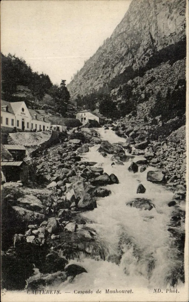 Cauterets — Cascata de Mauhourat — ND. Fot. - Frente