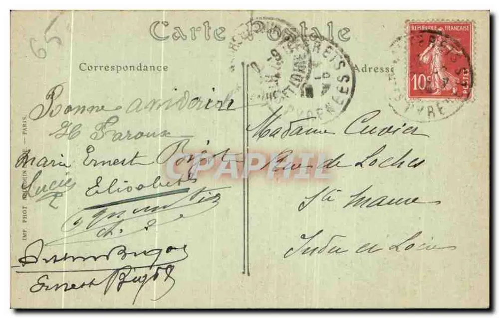 Cauterets — Cascata de Mauhourat — ND. Fot. - Verso