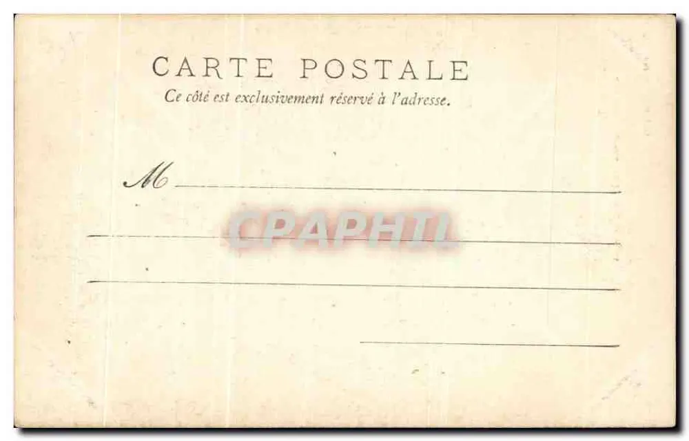 Cauterets — Obere Wasserfallstelle des Pont d'Espagne — Baylac, Verlag, Cauterets - Rückseite