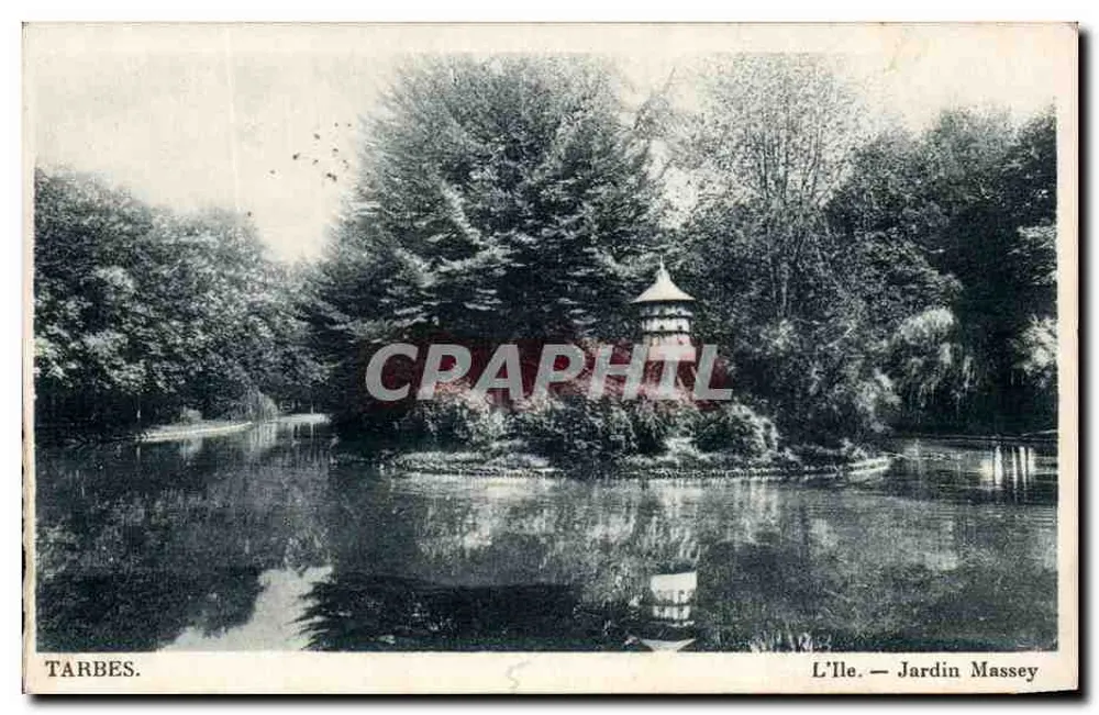 Tarbes — La Isla — Jardín Massey — Editor: Éditions du Littoral - Anverso