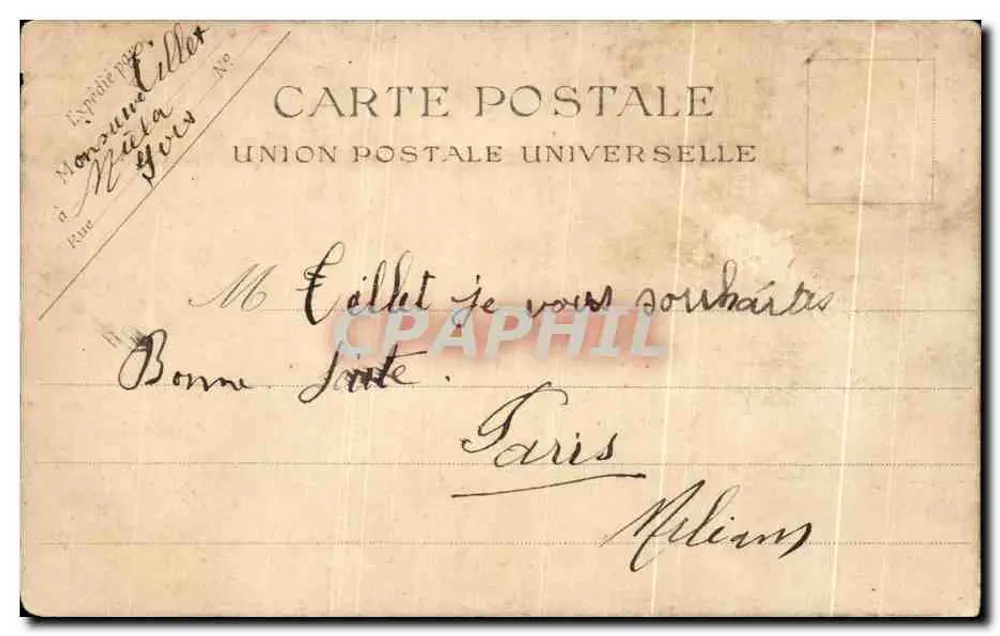 Cauterets — Mont Péguère — L.M.L. N° 48 - Verso