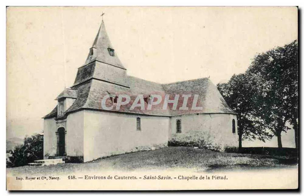 Saint-Savin — Kapelle der Pietà — Umgebung von Cauterets - Vorderseite