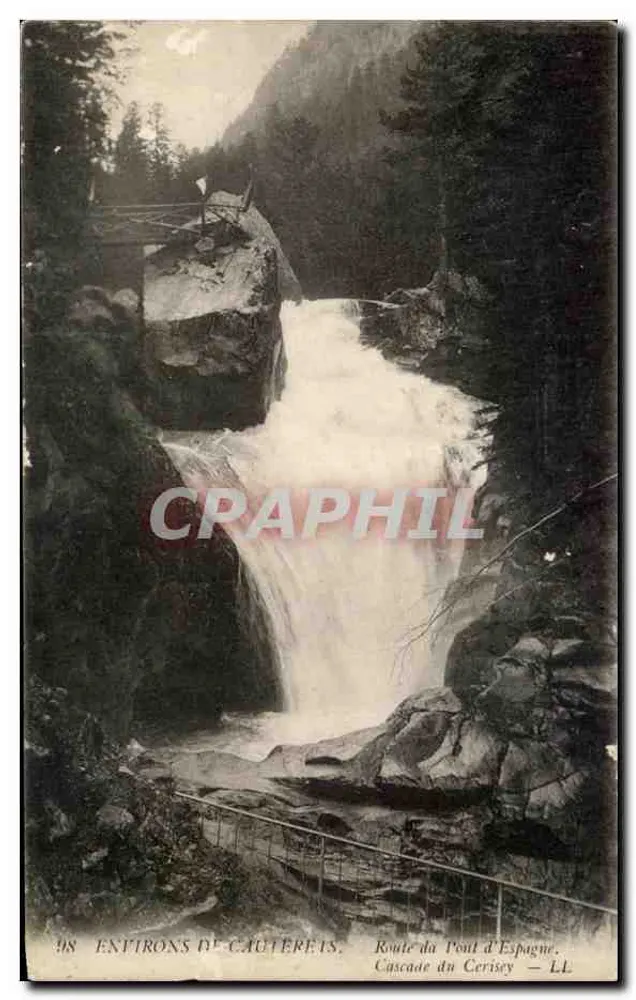 Wasserfall des Pont d'Espagne — Umgebung von Cautereis — LL - Vorderseite