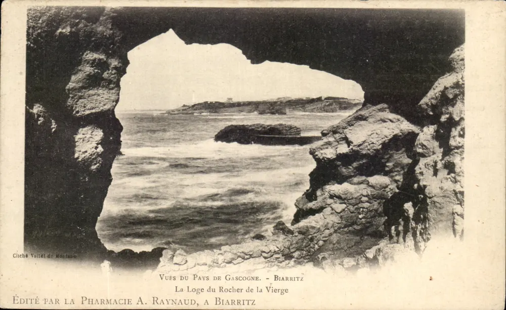 La Loge du Rocher de la Vierge — Biarritz — Verlag der Apotheke A. Raynaud, Biarritz - Vorderseite