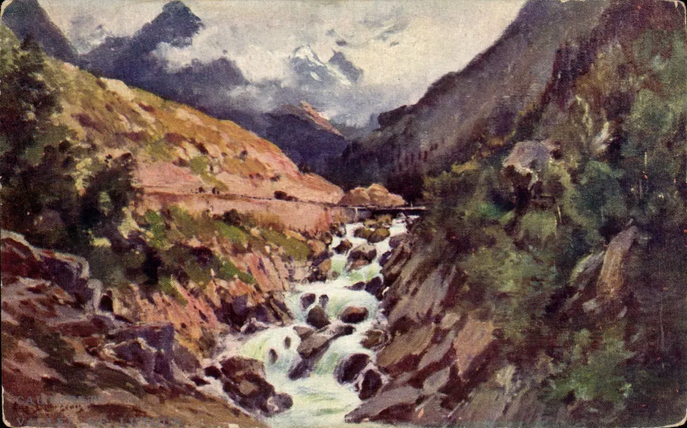 Vale de Caumary — Luzège — Pirineus-Orientais — editor Marque Déprez, série N°8 - Frente