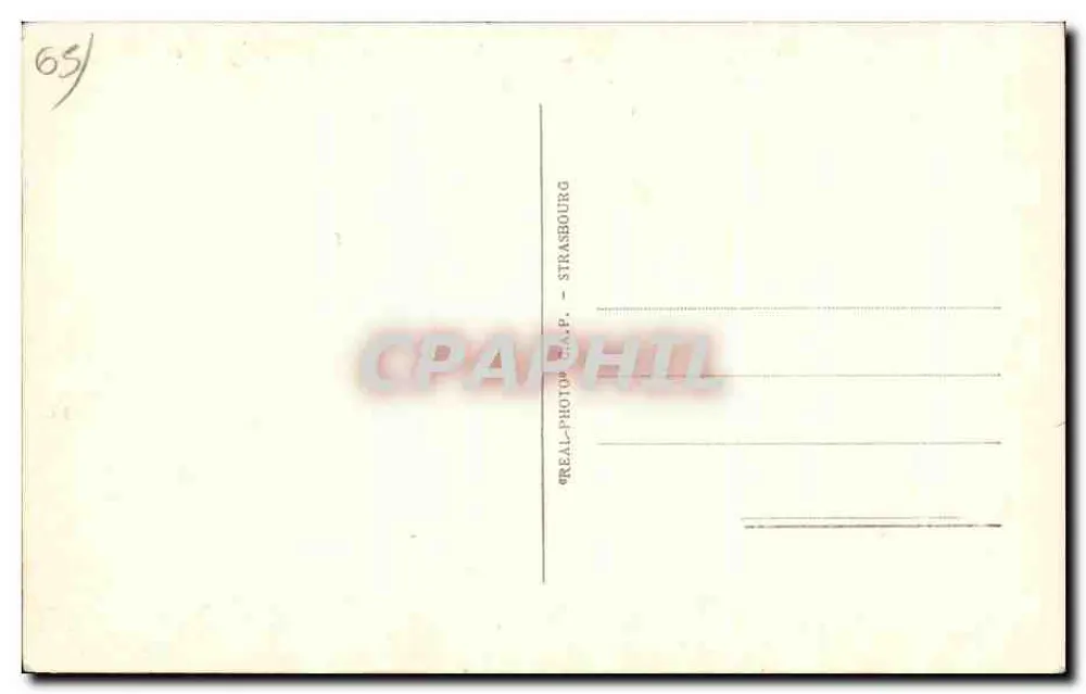 Cauterets — O Ponte d’Espagne — Editor E.A.P. n°60 - Verso