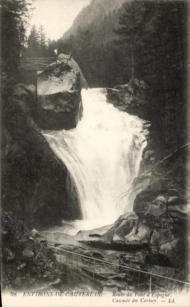 Cascade du Cerisey — Environs de Cauterets — LL - Vorderseite