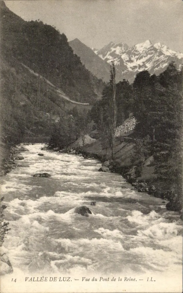 Tal von Luz — Ansicht der Königinbrücke — I.L. - Vorderseite