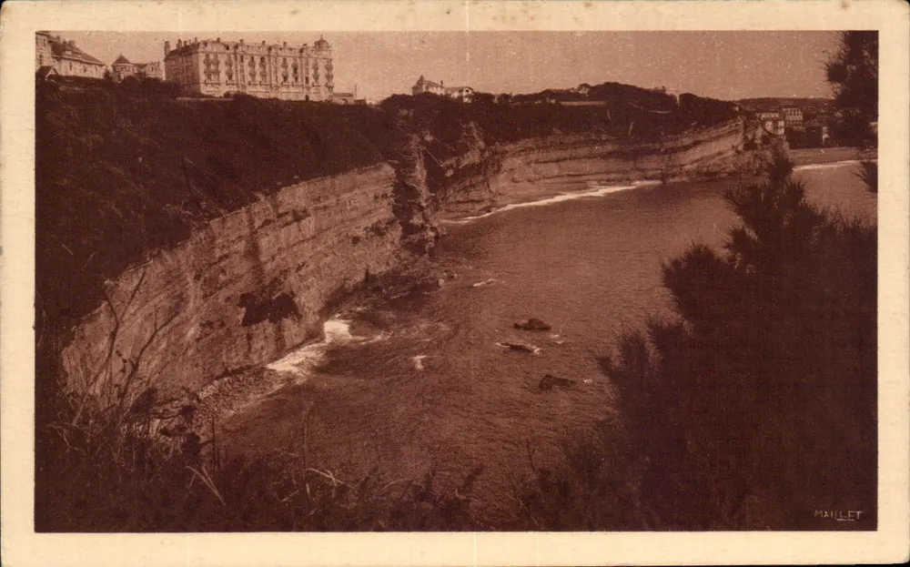Baskische Küste — Strände von Biarritz — Verlag Maillet - Vorderseite