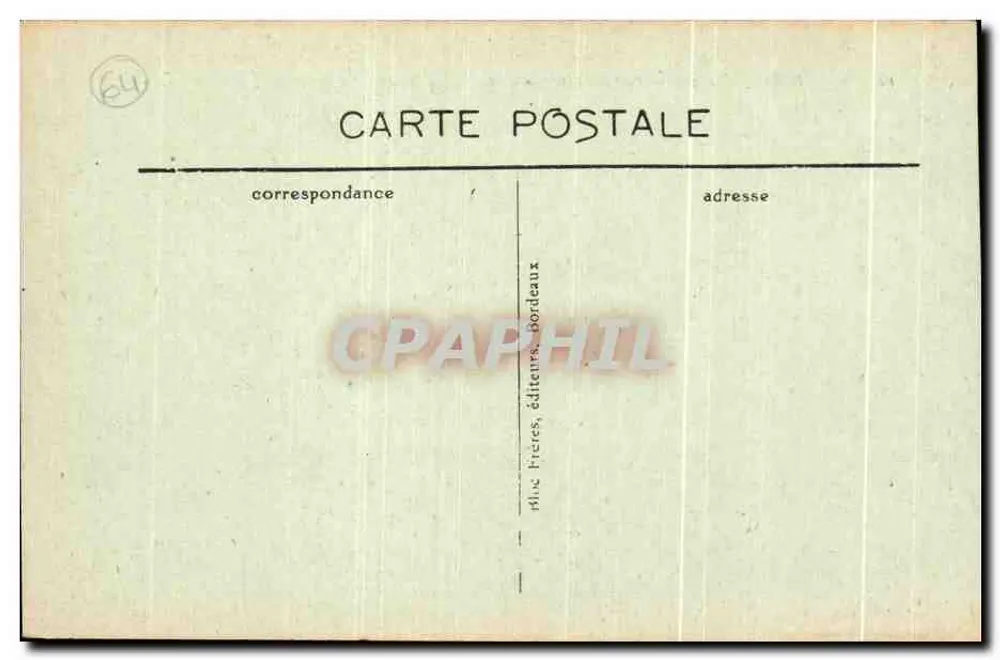 Biarritz (Côte Basque) — Villa « Belga » — La Rhune und die Pyrenäen — BR - 1467 - Rückseite