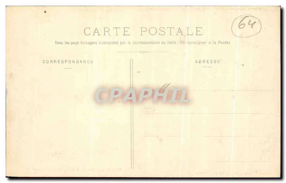 Biarritz Artística - Vista geral — Coleção Gorce, fot.-edit., Talence (Gironde) — n°87 - Verso