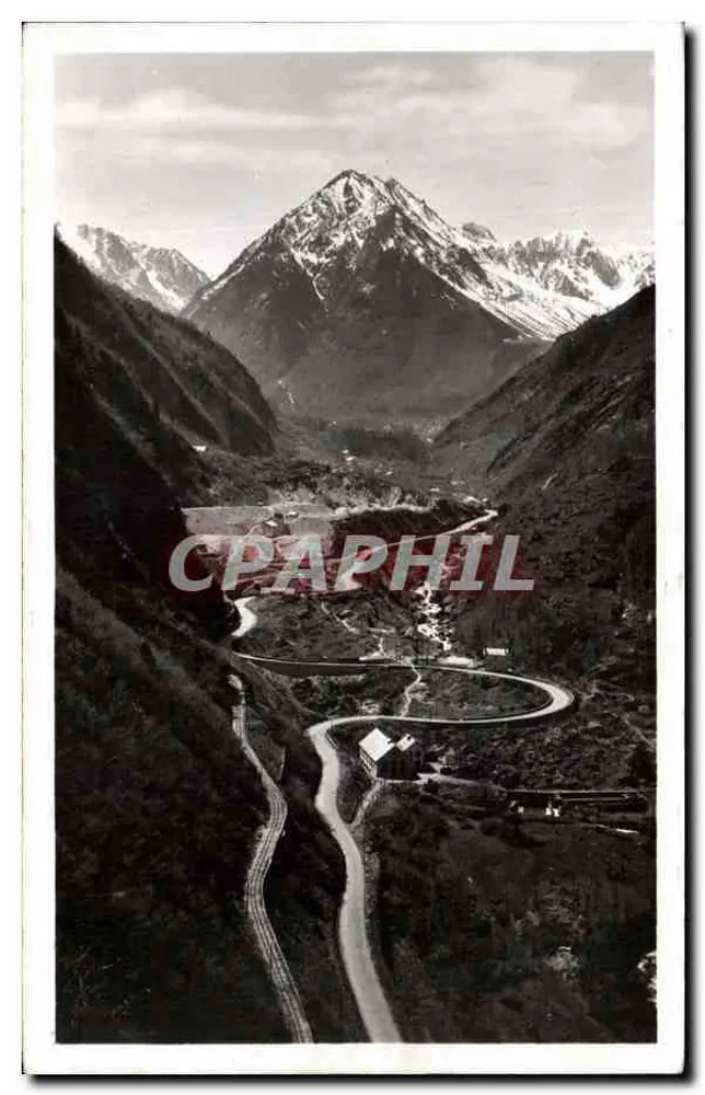 O "Colimaçon" e o Pégueure — Cauterets — Edição Photo Quinault - Lourdes - Frente