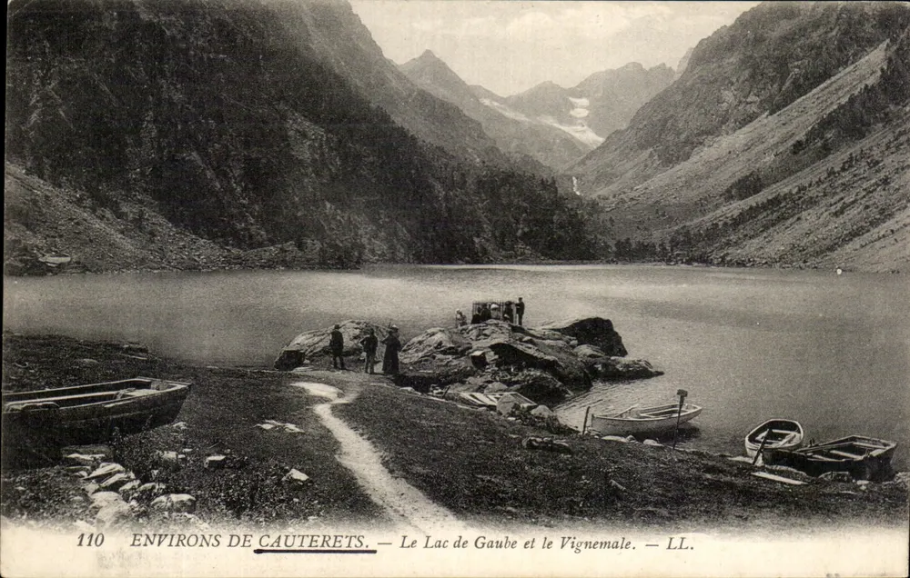 Umgebung von Cauterets — See Gaube und der Vignemale — LL. - Vorderseite