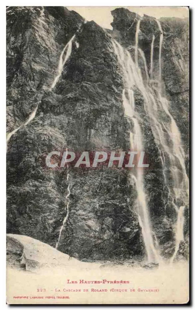 Die Rolandfälle — Cirque de Gavarnie — Phototypie Lagrange, Périgord, Nr. 293 - Vorderseite