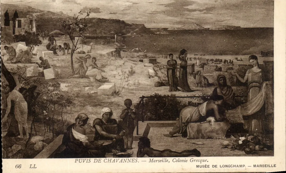 Pouvis de Chavannes — Marseille, griechische Kolonie — Museum von Longchamp, Marseille - Vorderseite