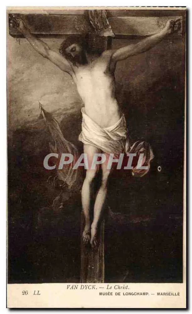 O Cristo — Van Dyck — Museu de Longchamp — Marselha - Frente