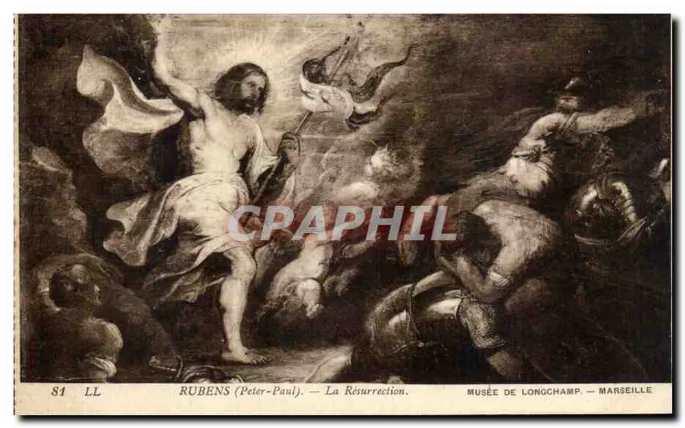 A Ressurreição — Rubens (Peter-Paul) — Museu de Longchamp, Marselha - Frente