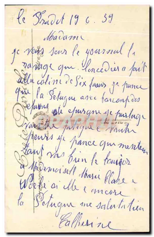 Amboise — A Pagode de Chanteloup — LL. — n°43 - Verso