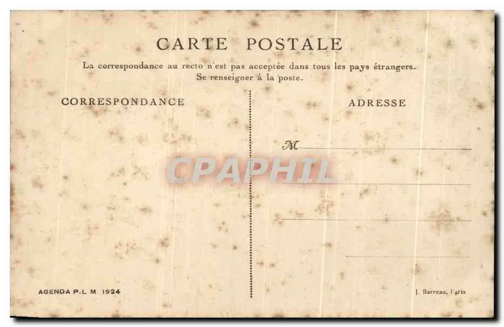 दौफिने - गिल की घाटी - एजेंडा पीएलएम 1924 - पीछे