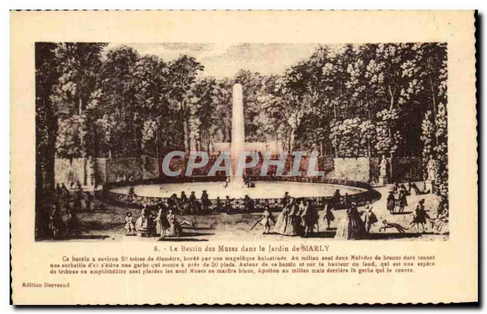 Der Muses-See im Garten von MARLY — Edition Besveraud, Nr. 6 - Vorderseite