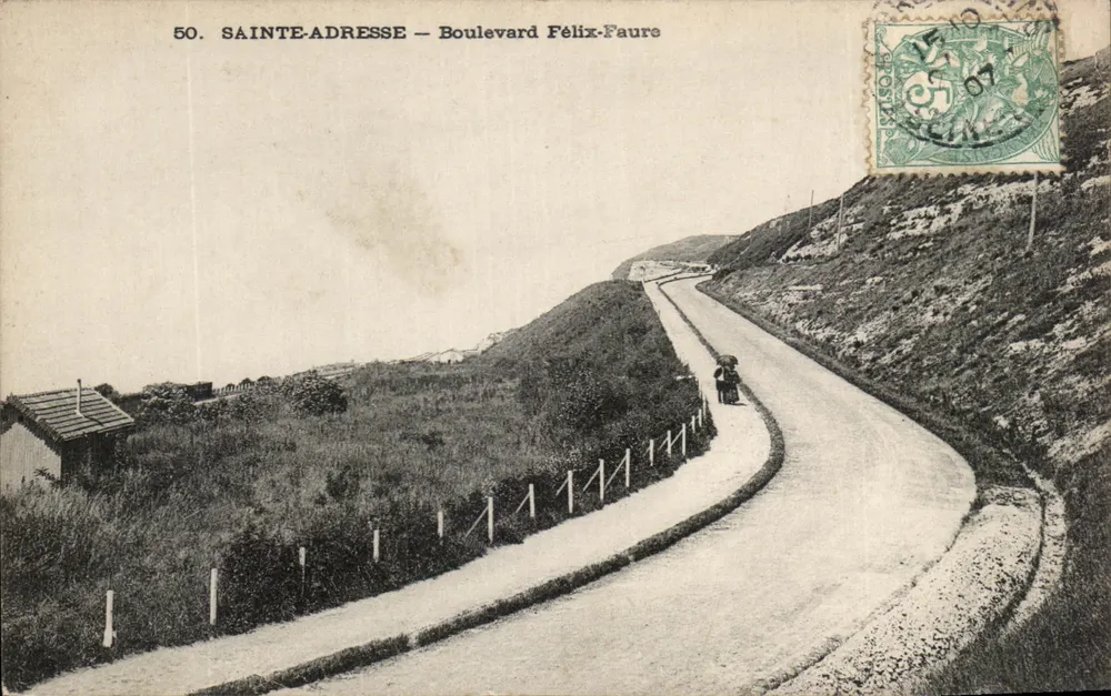 Sainte-Adresse — Boulevard Félix-Faure — editor desconhecido, n° 50 - Frente