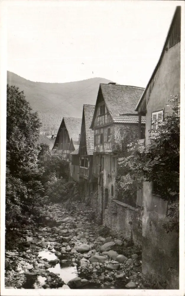 Kaysersberg — Altes Hausgesims auf der Weiss — Edition La Gigogne, Straßburg - Vorderseite