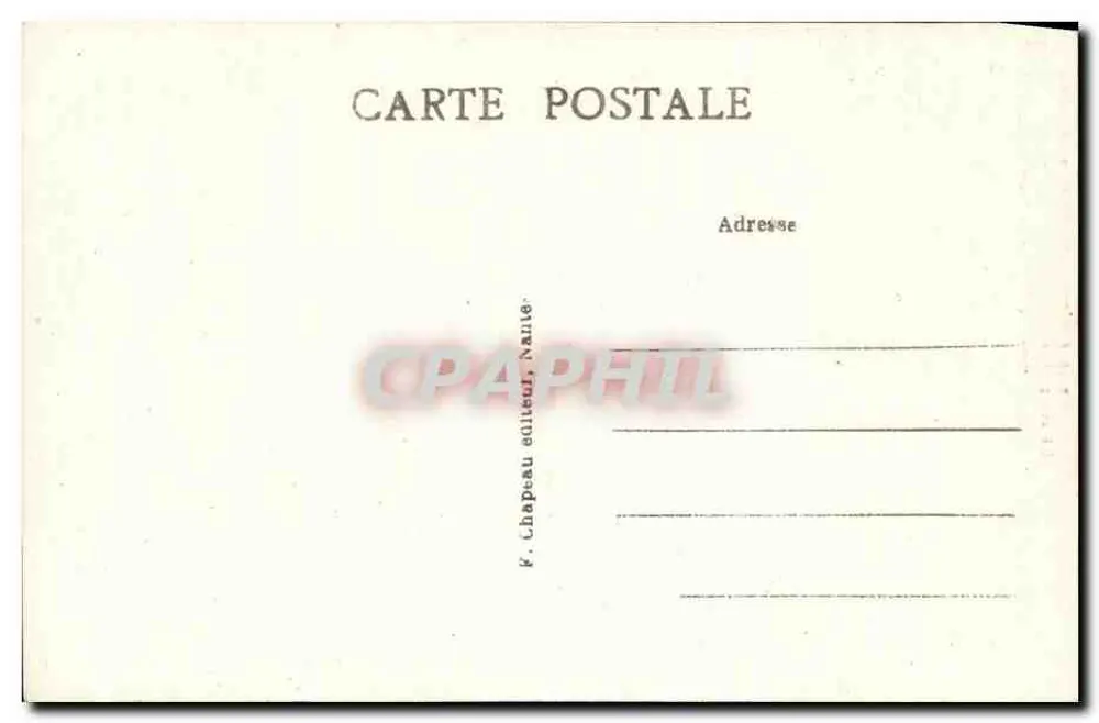 Clisson (Loire-Inf.) — O Castelo — Ruínas internas da Grande Torre (século XIV) - Verso