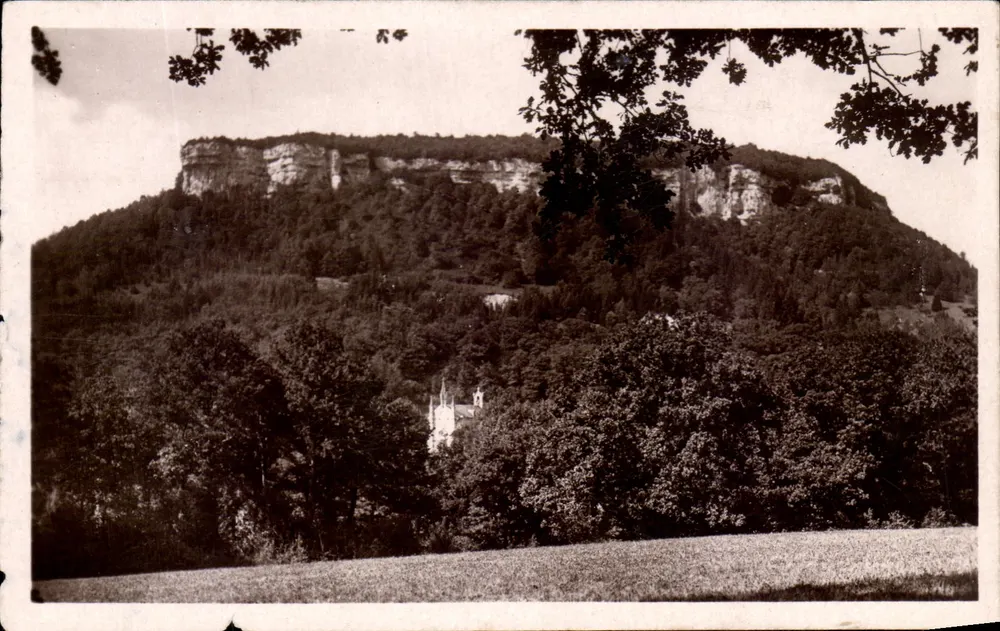 Unsere Frau vom Eichen (Doubs) — Die Kapelle von der linken Seite der Loue gesehen — Real-Photo von A. P. Strasbourg - Vorderseite