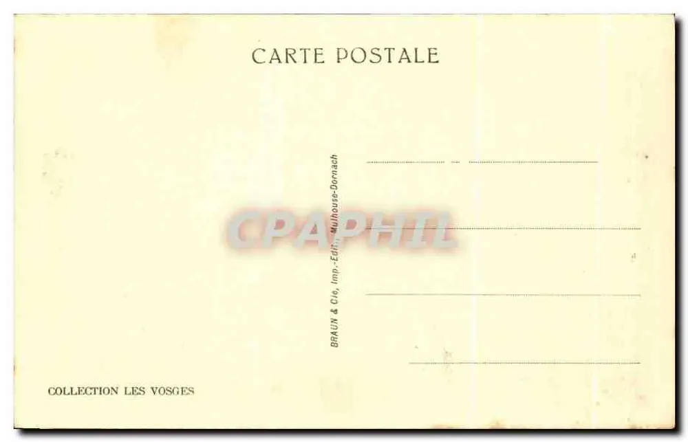 As Vosgas pitorescas — A Copa — n° 5218c - Verso