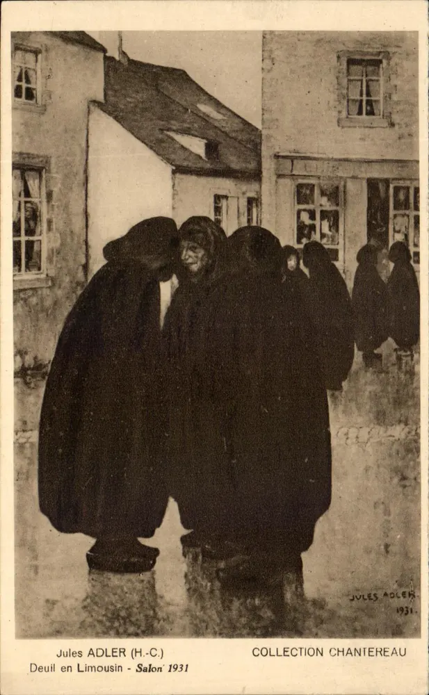 Trauer in Limousin — Jules Adler (H.-C.) — Collection Chantereau 1931 - Vorderseite