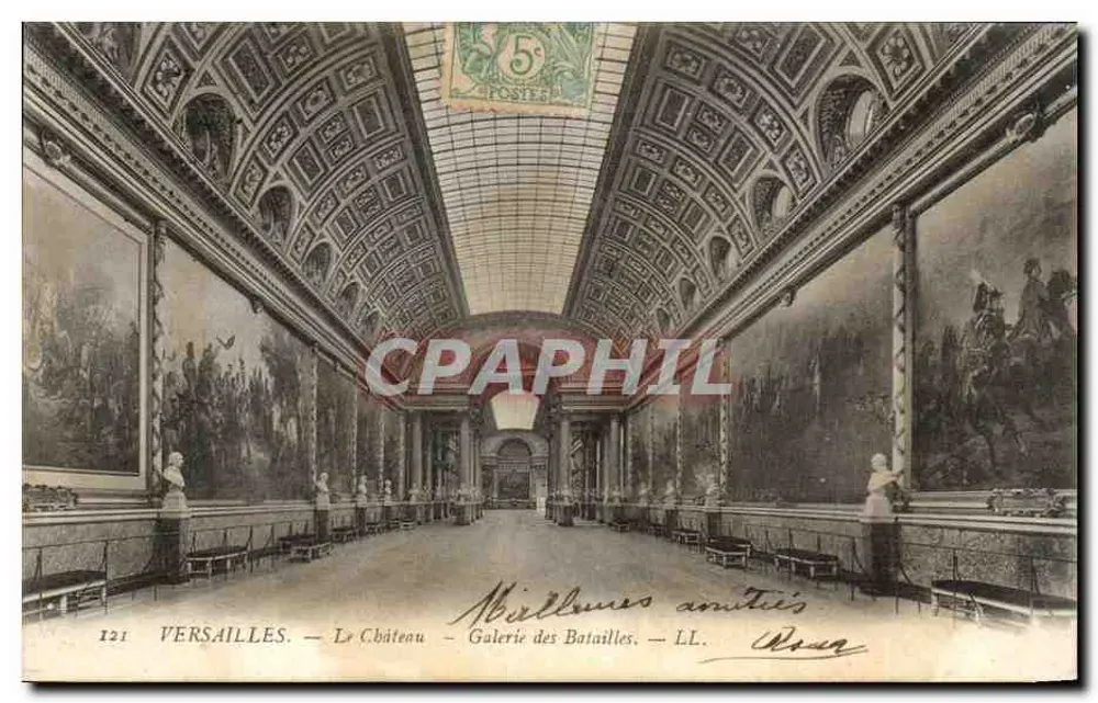 Versailles — Das Schloss — Galerie der Schlachten — LL. — Nr. 121 - Vorderseite