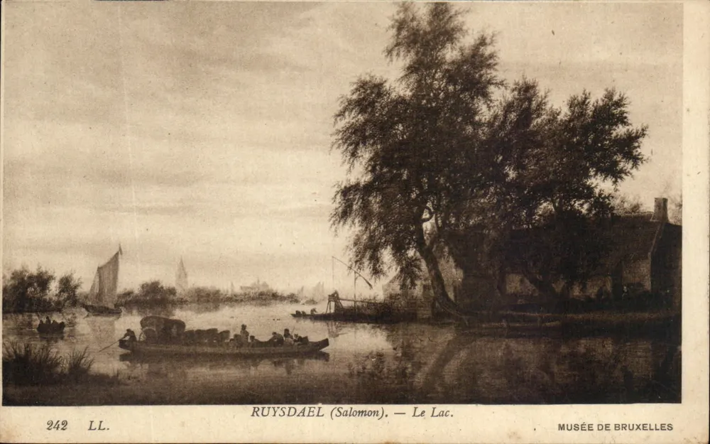Ruysdael (Salomon) — A Lagoa — Museu de Bruxelas - Frente