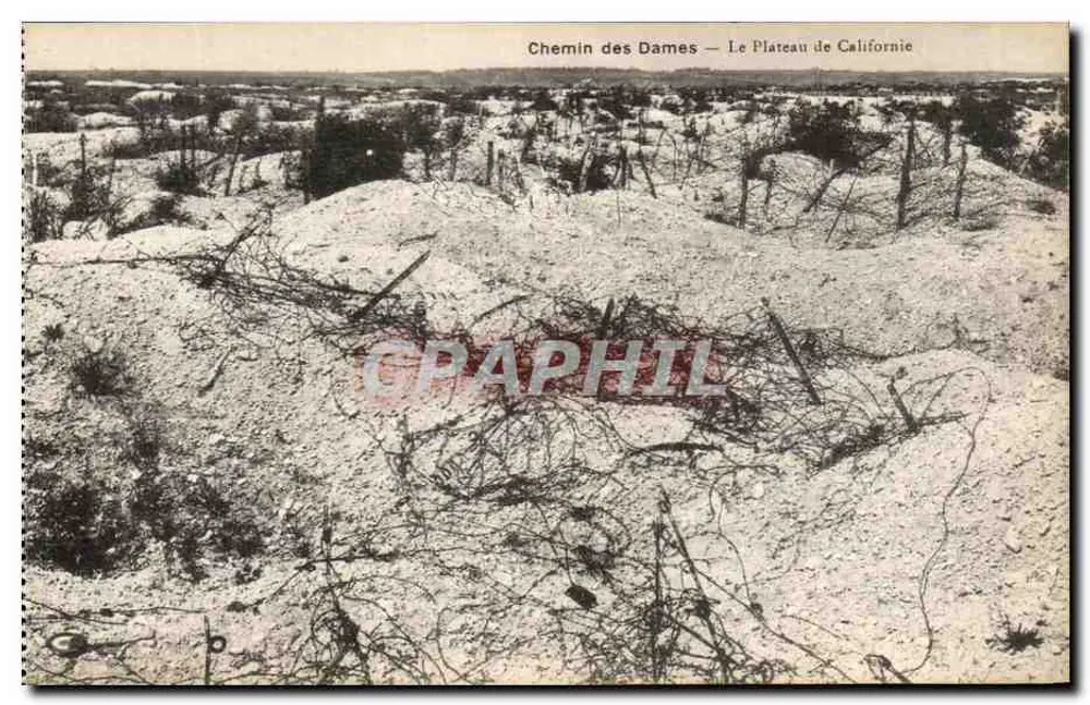 Chemin des Dames — Das Plateau von Californien — B. Nougardès und H. Leurzat, Sibizons - Vorderseite