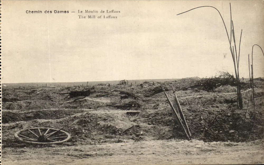 Chemin des Dames — Das Mühle von Laffaux — B. Nogoroble und H. Lernaut - Vorderseite