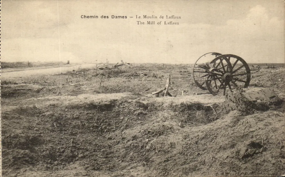 Chemin des Dames — Ansicht des Mühlen von Laffaux — B. Nougaret et H. Lestral, Solliès - Vorderseite