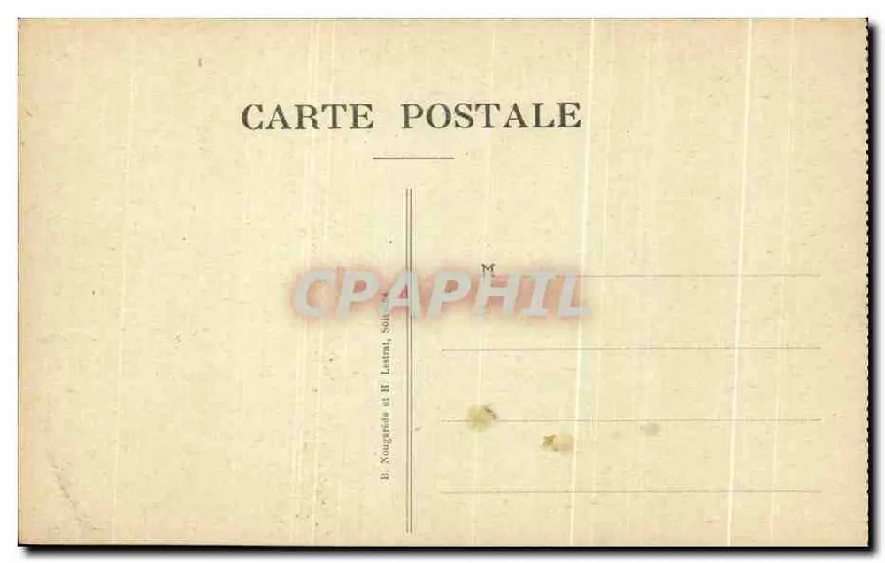 Chemin des Dames — Ansicht des Mühlen von Laffaux — B. Nougaret et H. Lestral, Solliès - Rückseite