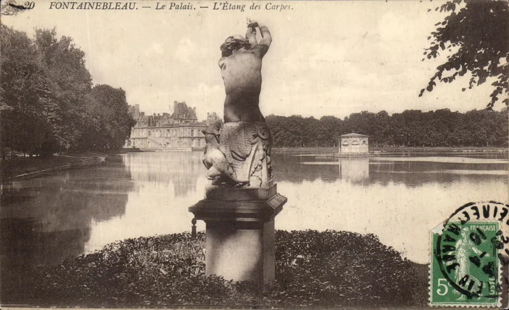 Fontainebleau — Das Schloss — Der Karpfenteich — Verlag: Fontainebleau, n°20 - Vorderseite