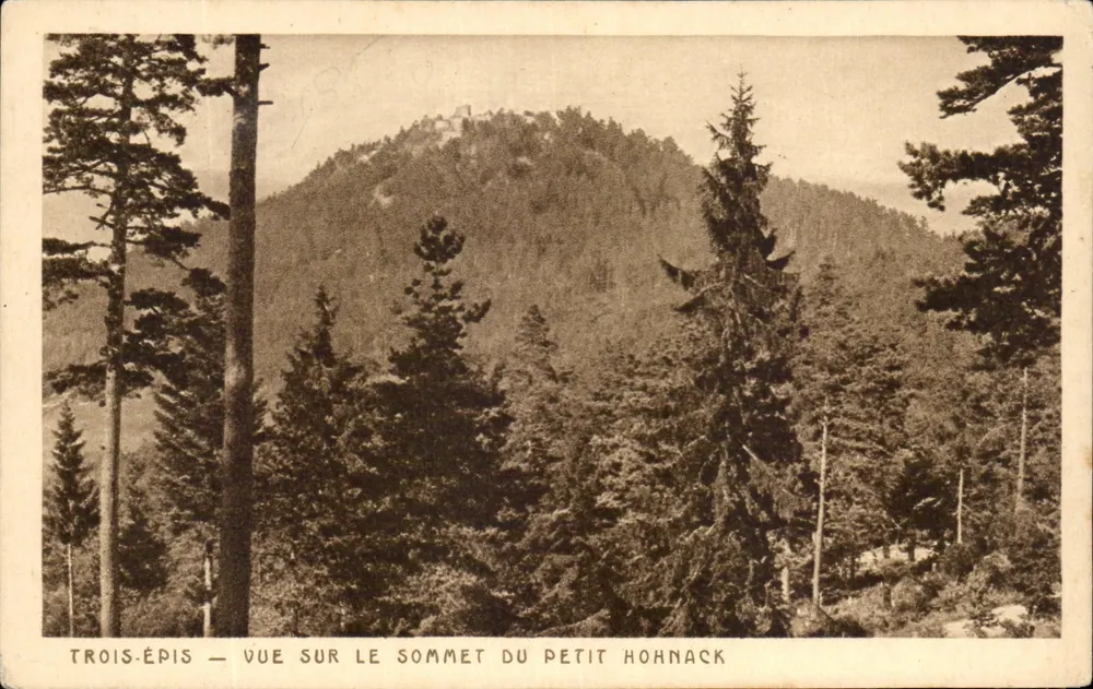 Trois-Épis — Ansicht vom Gipfel des Petit Hohnack — Verlag Braun & Cie, Dornach - Vorderseite