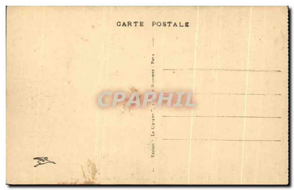 Cahors — Monumento e Praça Gambetta (A. Falguière, Escultor) - Verso
