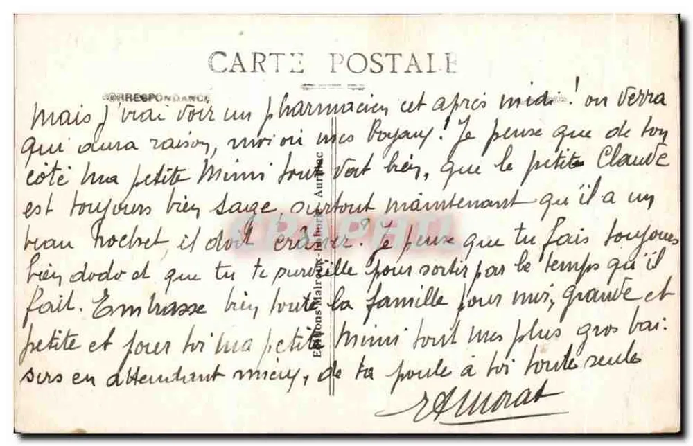 Chaos de Castel-Tinet - Eine Nadel — Le Cantal Pittoresque, n°1299 - Rückseite