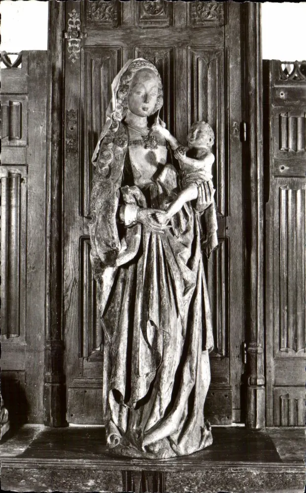 Königliche Jungfrau — Ende des 15. Jahrhunderts — Musée de la Maison Forte de Reignac (Dordogne) - Vorderseite