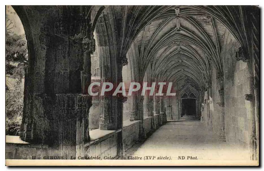 Gahors — Die Kathedrale, Galerie des Klosters (17. Jahrhundert) — ND Phot. - Vorderseite