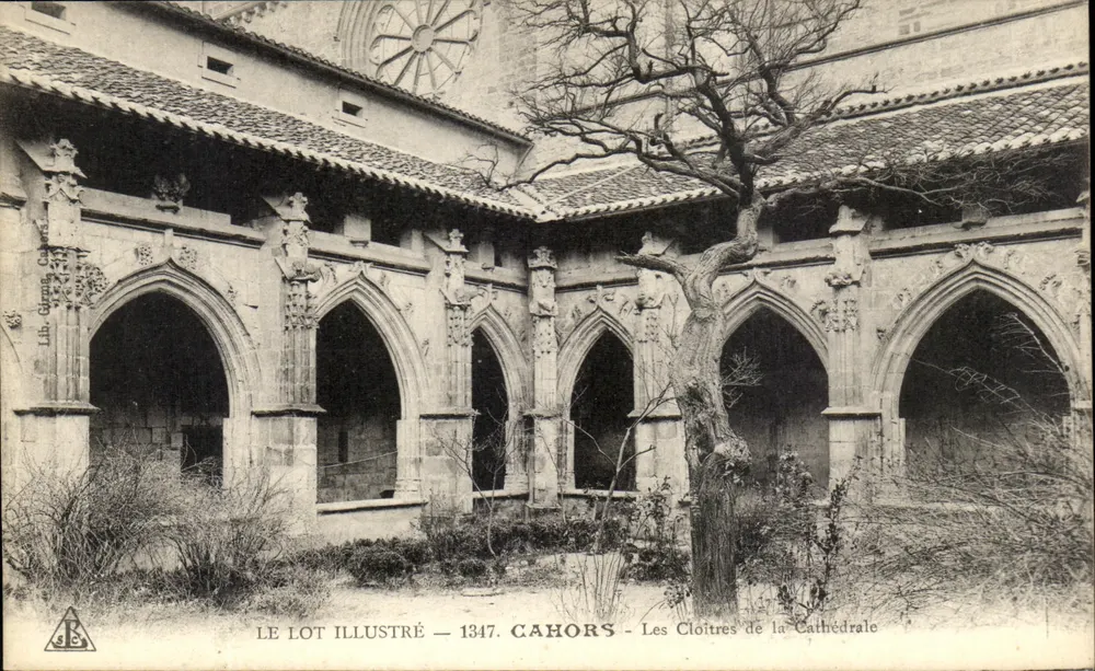 Cahors — Die Cloisters der Kathedrale — DAS ILLUSTRIERTE LOT — 1347 - Vorderseite